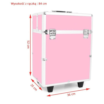 KUFER GLAMOUR 9022 RÓŻOWY